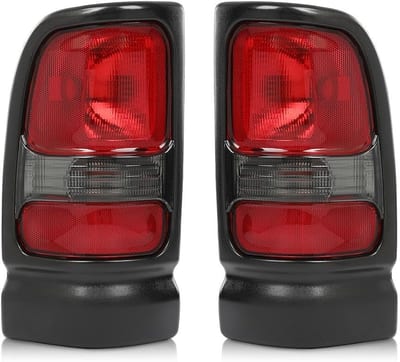  Tail Lights Compatible with Dodge Ram 1500 1994-2001 | Tail Lamps Assembly,Fit Dodge Ram 2500 3500 1994-2002